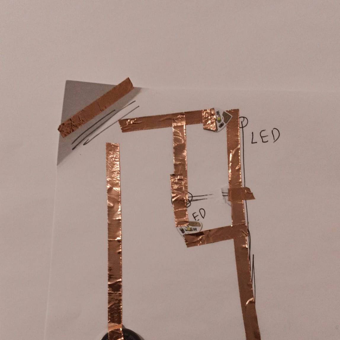 This time I put the lights facing the same way.