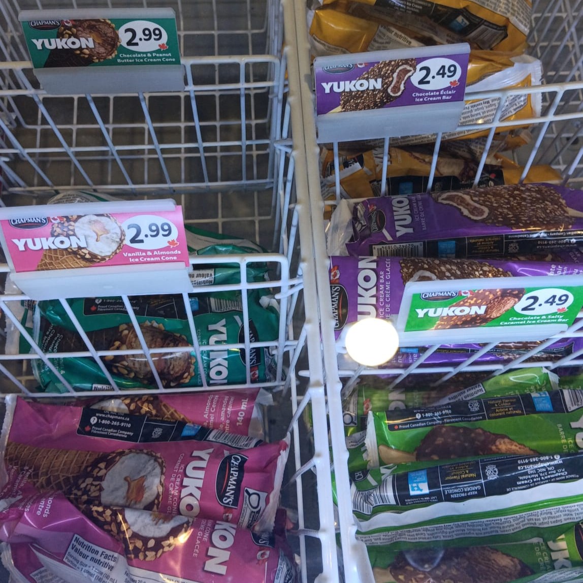 Ice Cream: The plastic wrapper made a crinkling sound as it was opened.