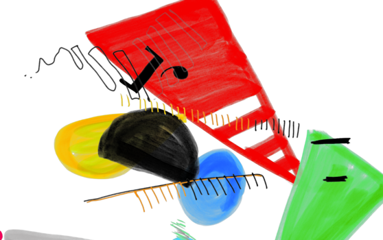 Here the image has been twisted slighty by my face using facemesh.