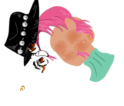 Here the image has been twisted by my face using facemesh.