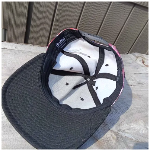 The underside of my favorite hat. It's white underneath.